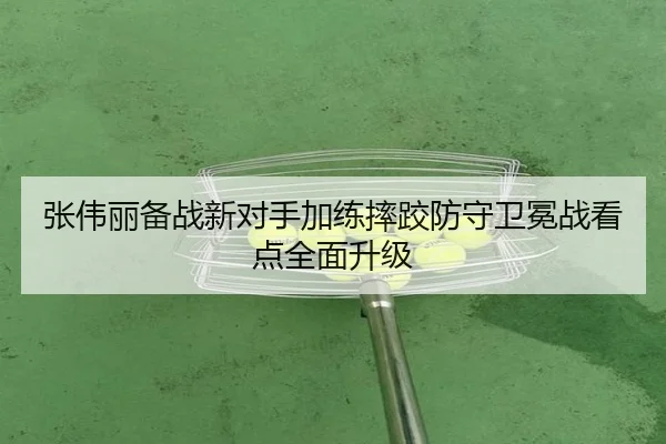 张伟丽备战新对手加练摔跤防守卫冕战看点全面升级